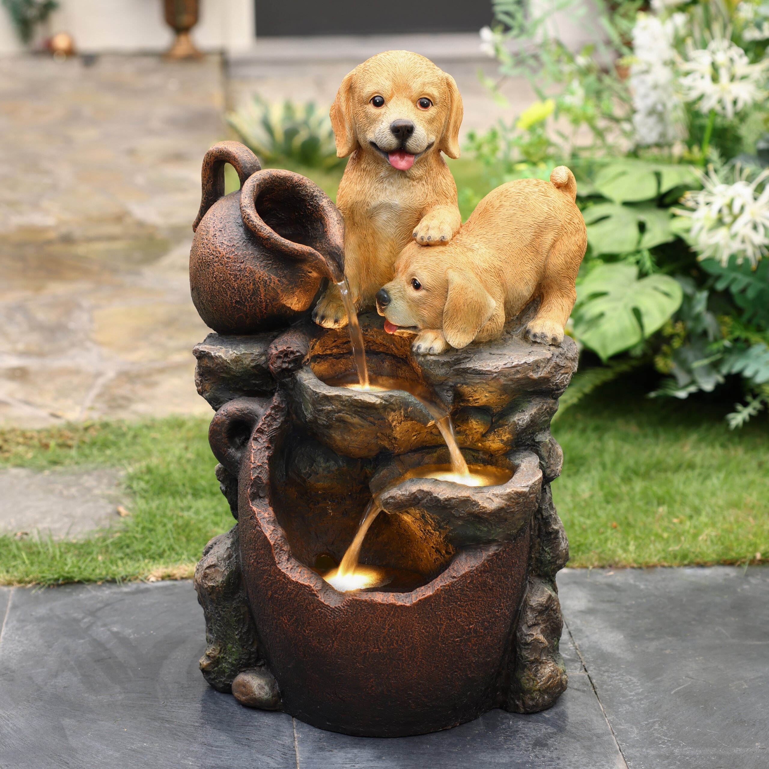 An application scenario or product detail of outdoor water fountain for pets - Image 16