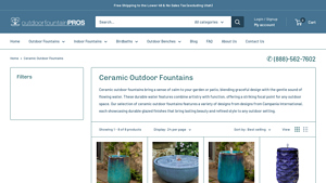 Outdoor Fountain Pros - Ceramic Outdoor Fountains