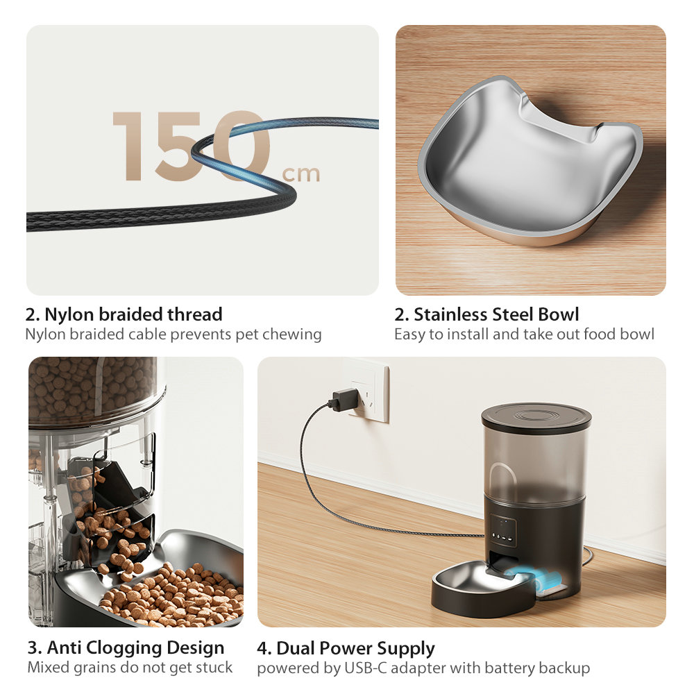 Pawbilt 3L Smart Automatic Pet Feeder Main Image