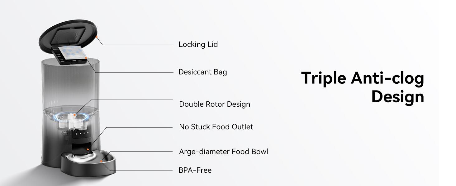 Pawbilt 4L Smart Automatic Pet Feeder Image