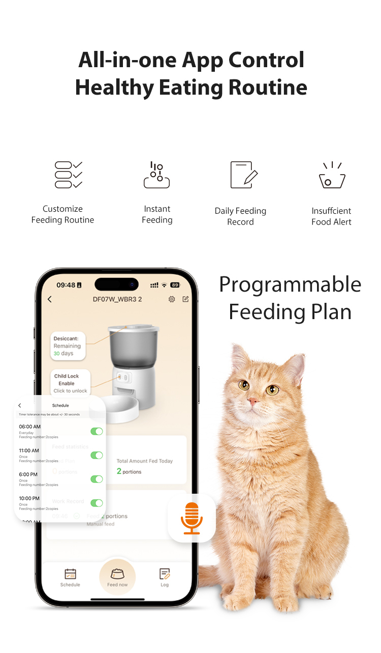 Pawbilt 4L Smart Automatic Pet Feeder Image