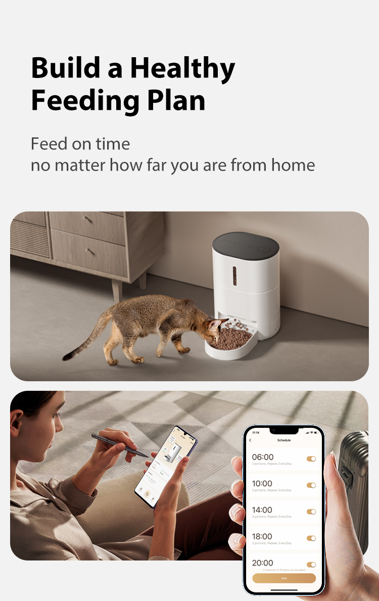 Pawbilt 4L Smart Automatic Pet Feeder with Voice Control Image