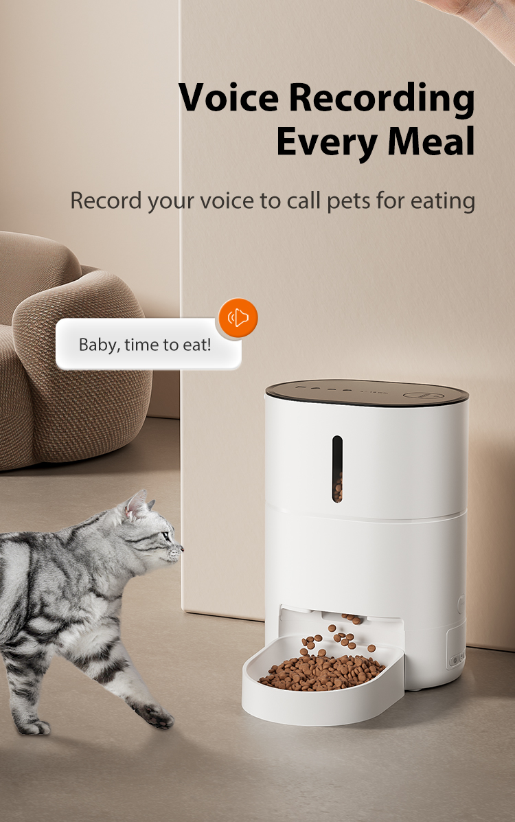 Pawbilt 4L Smart Automatic Pet Feeder with Voice Control Image