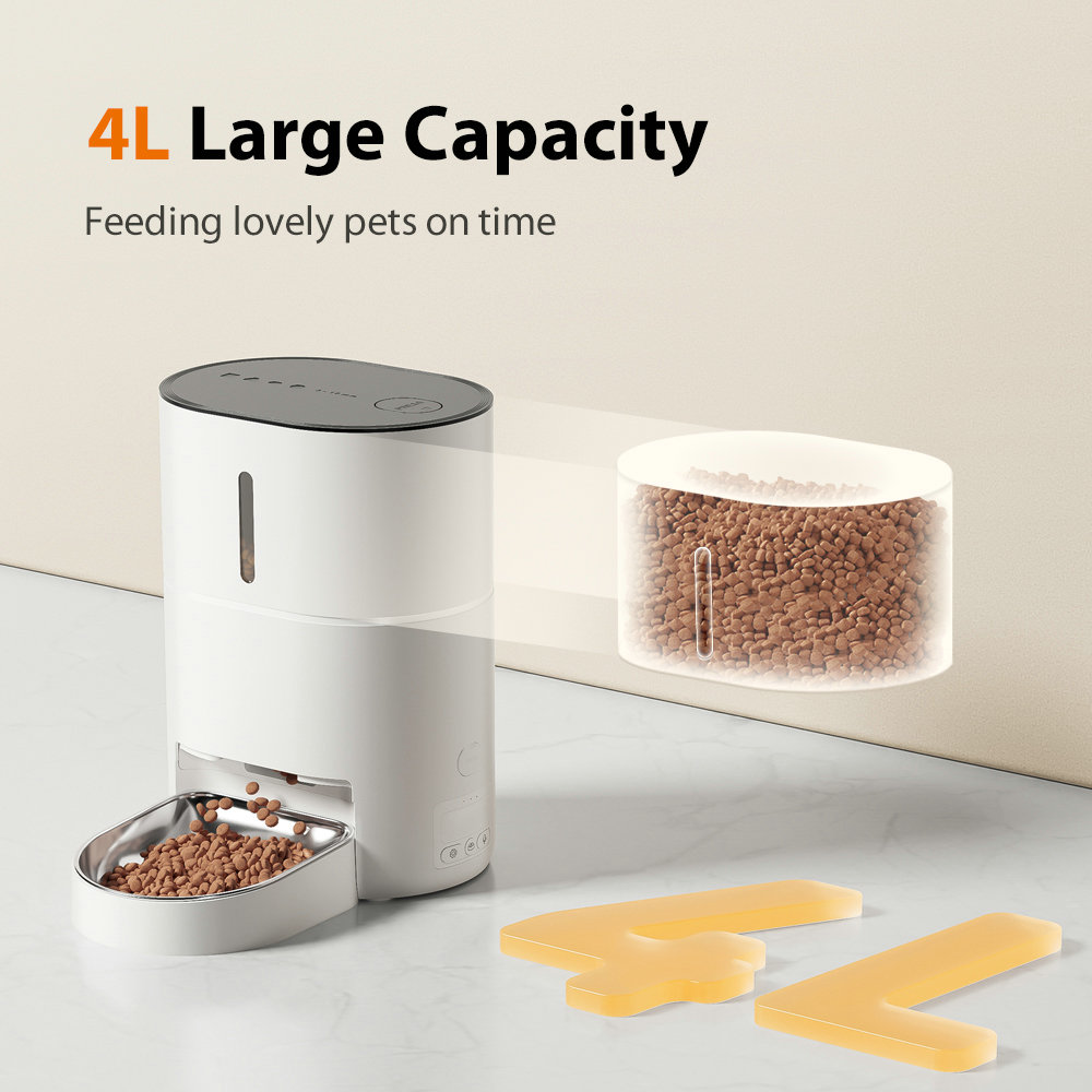 Pawbilt 4L Smart Automatic Pet Feeder with Voice Control Image