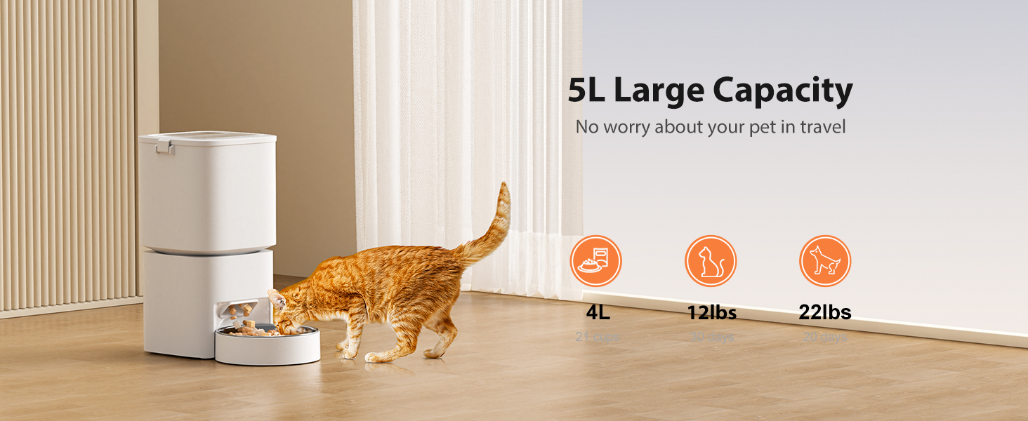 Pawbilt 5L Smart Pet Feeder Image
