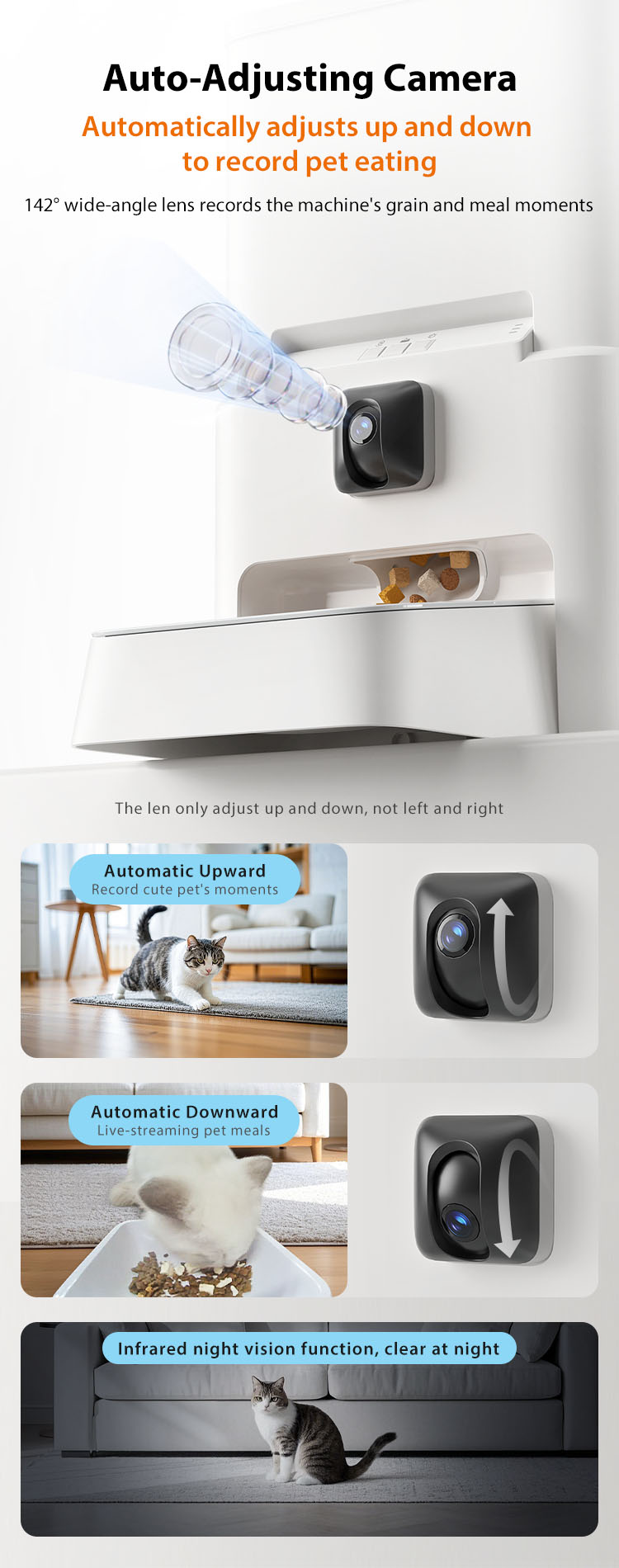 Pawbilt 6L Smart Automatic Pet Feeder with AI Camera 