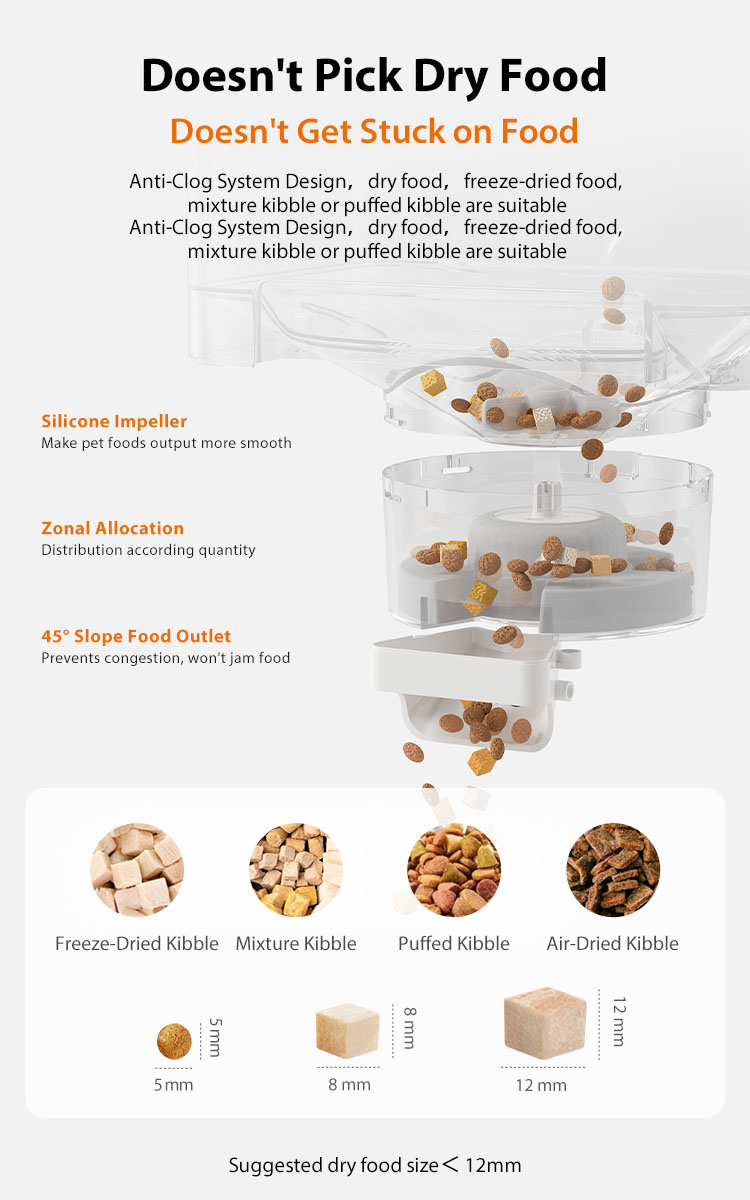 Pawbilt 6L Smart Automatic Pet Feeder with AI Camera 