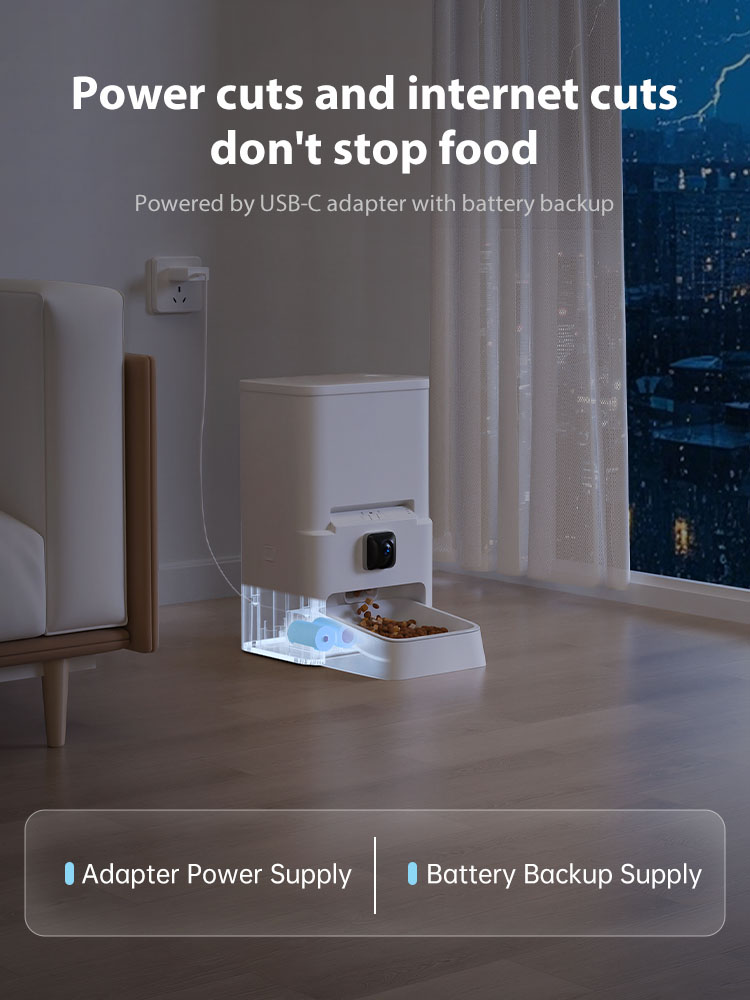 Pawbilt 6L Smart Automatic Pet Feeder with AI Camera 