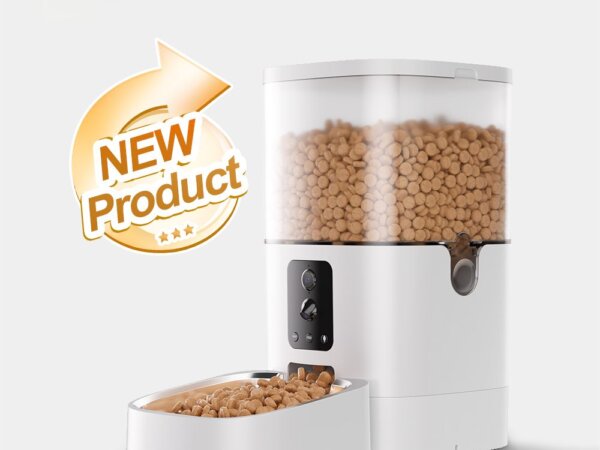 Pawbilt AI Dual-Camera Smart Pet Feeder with Motion Detection