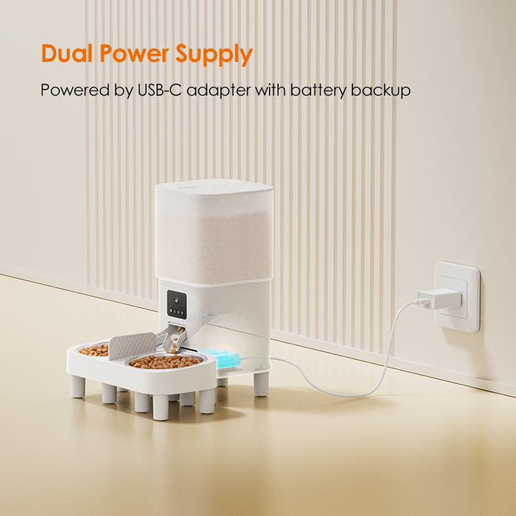 Pawbilt Dual-Bowl Smart Pet Feeder Description Image