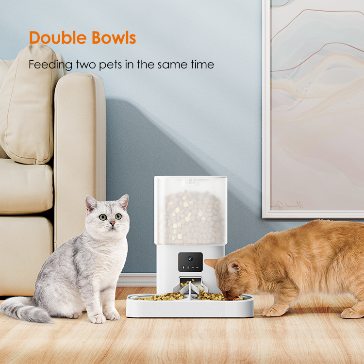 Pawbilt Dual-Bowl Smart Pet Feeder Description Image