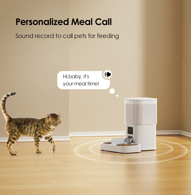 Pawbilt Dual-Bowl Smart Pet Feeder Description Image
