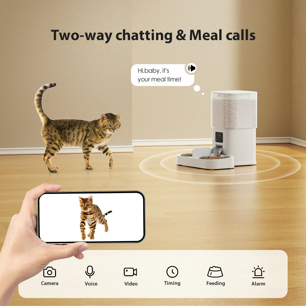 Pawbilt Dual-Bowl Smart Pet Feeder Product Image