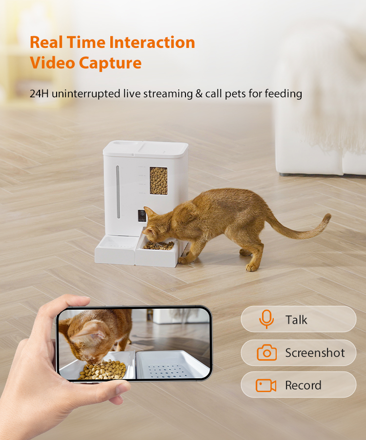 Pawbilt Smart Combo Feeder & Fountain with Camera Monitor