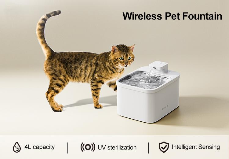 Pawbilt Wireless 4L Smart Pet Water Fountain Main Image