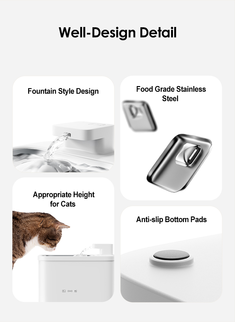 Pawbilt Wireless 4L Smart Pet Water Fountain Main Image