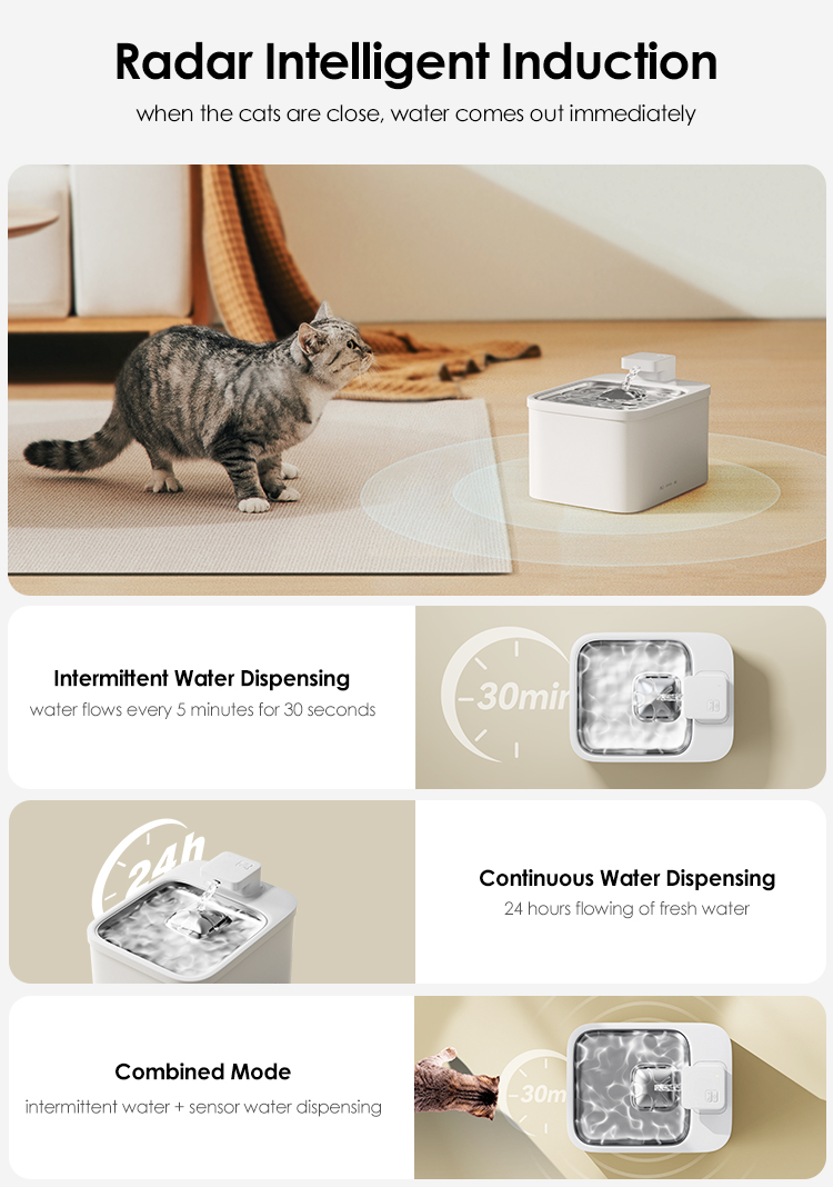 Pawbilt Wireless 4L Smart Pet Water Fountain Main Image