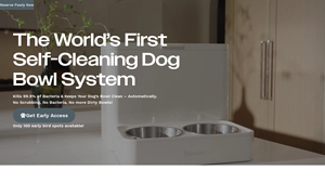 Pawly - Self-Cleaning Dog Bowl System