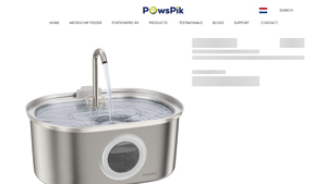 PawsPik - Stainless Steel Dog & Cat Water Fountain