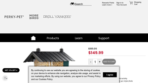 Perky-Pet - Smart Camera Squirrel-Resistant Bird Feeder