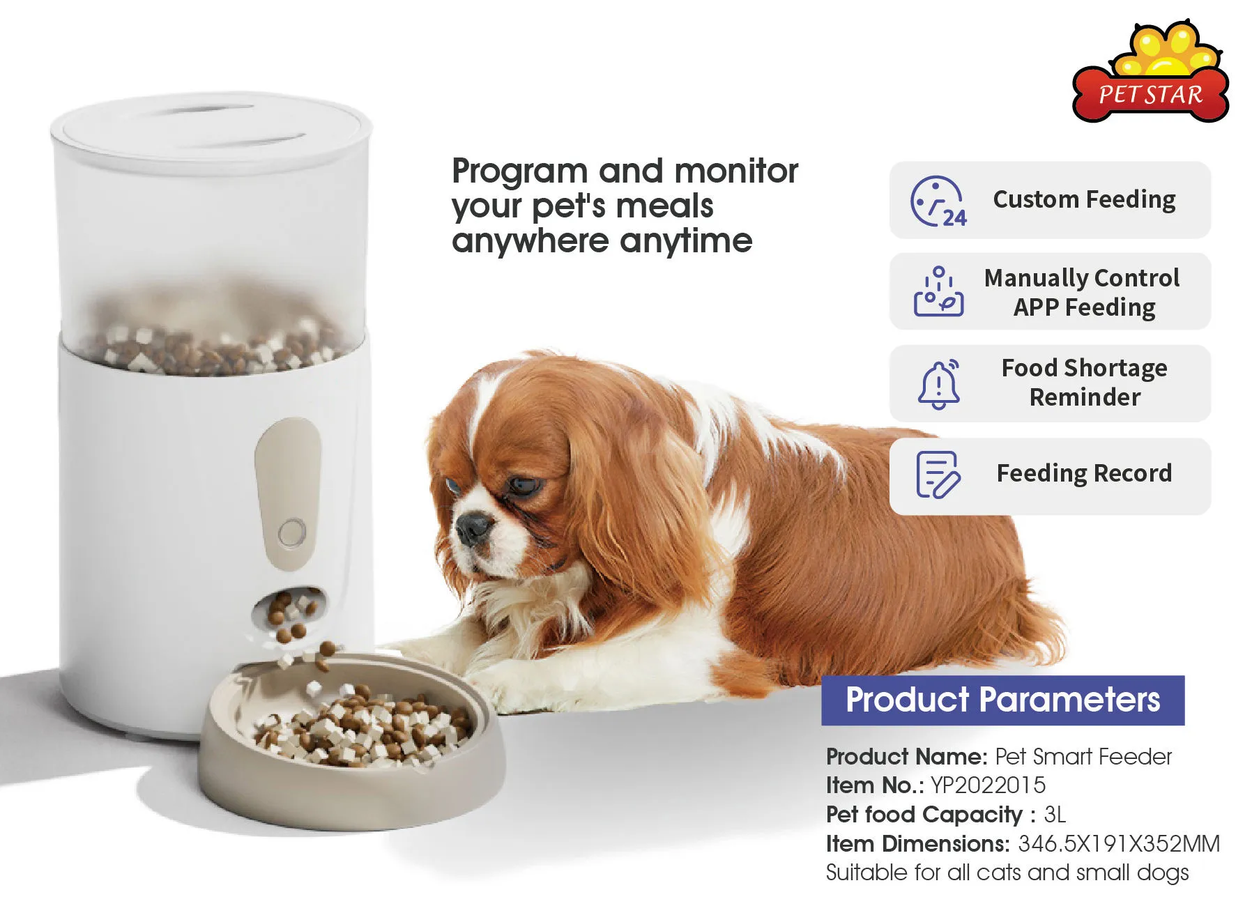 An application scenario or product detail of pet feeder app - Image 18