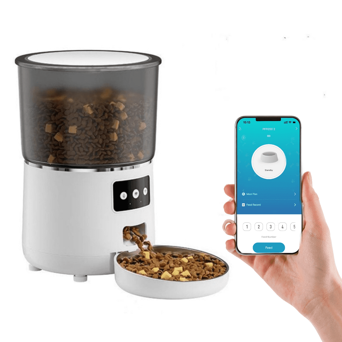 An application scenario or product detail of pet genius smart feeder app - Image 7