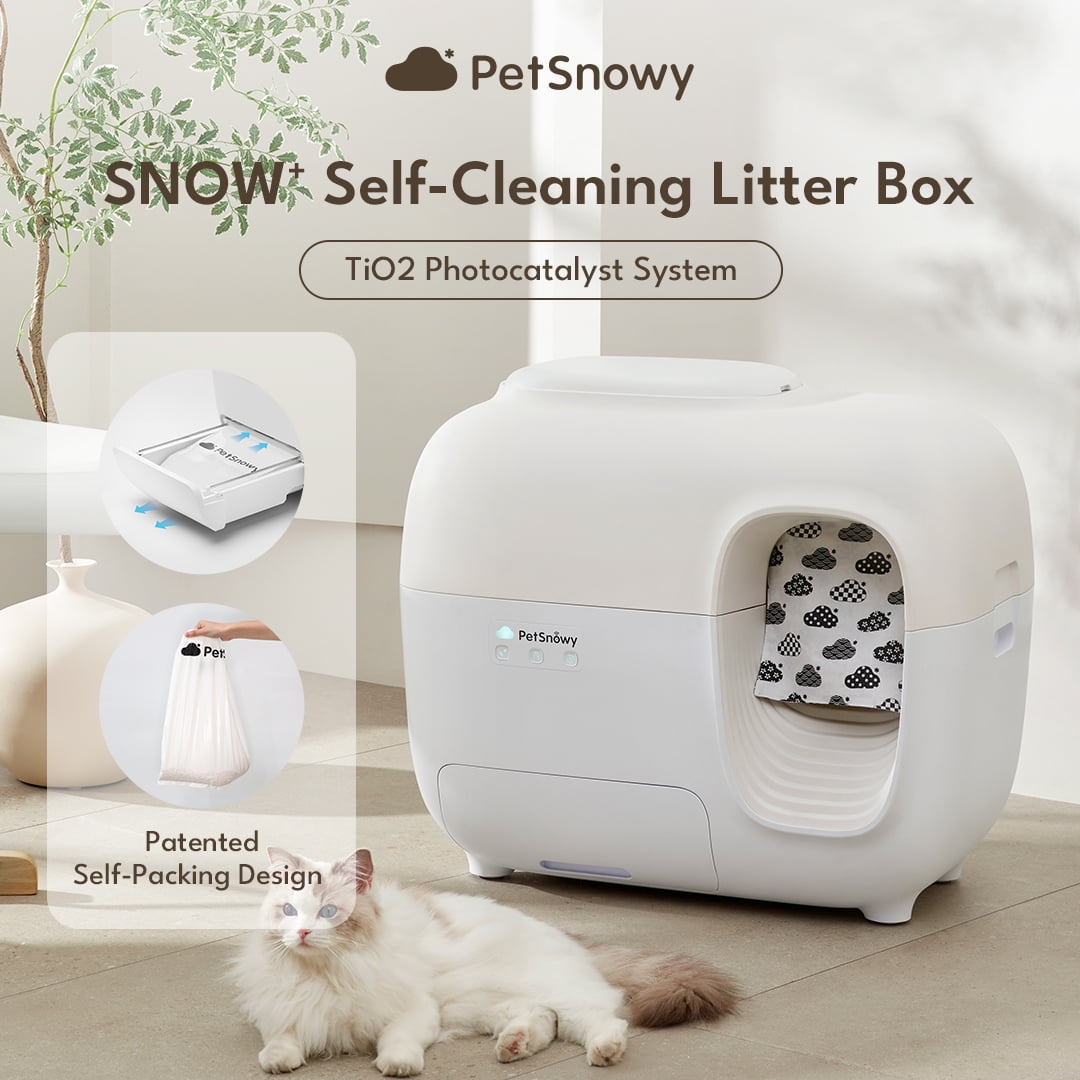 An application scenario or product detail of pet snowy cat litter box - Image 3