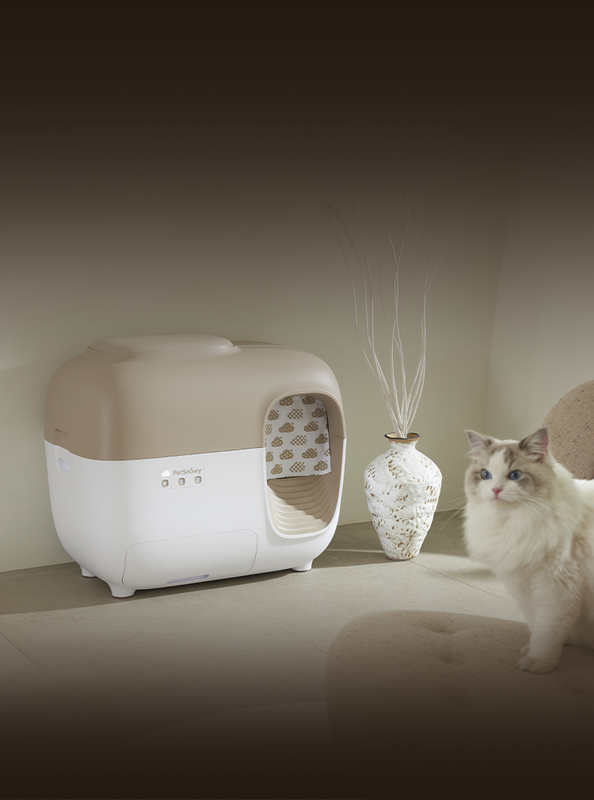 An application scenario or product detail of pet snowy cat litter box - Image 7