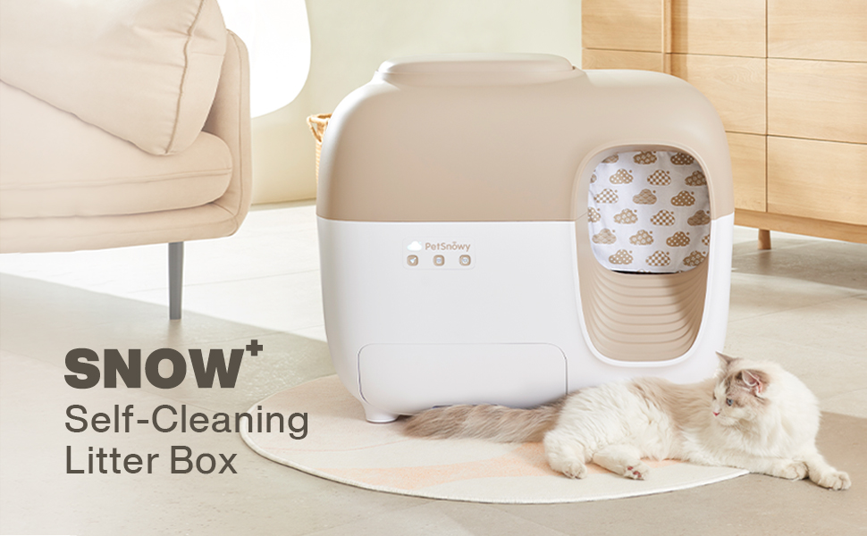 An application scenario or product detail of pet snowy cat litter box - Image 11