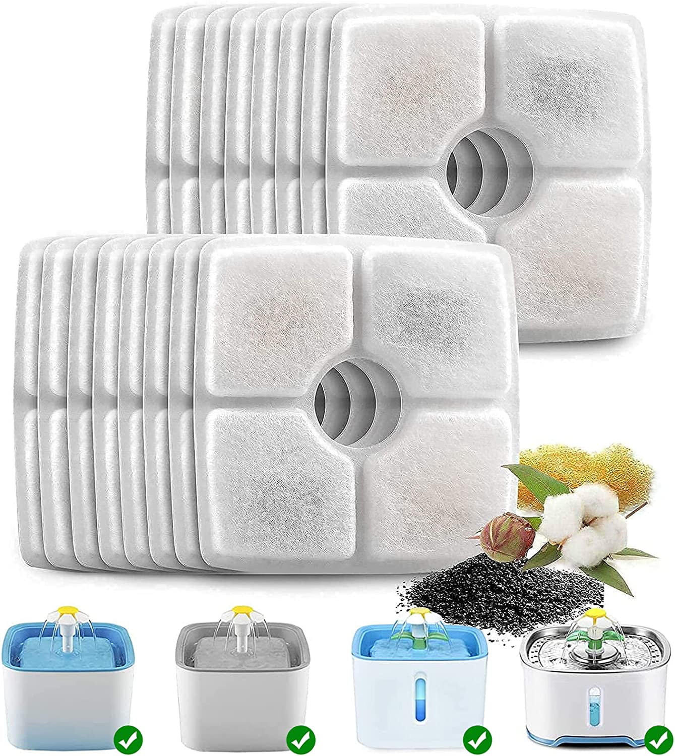 An application scenario or product detail of pet water fountain filters - Image 4