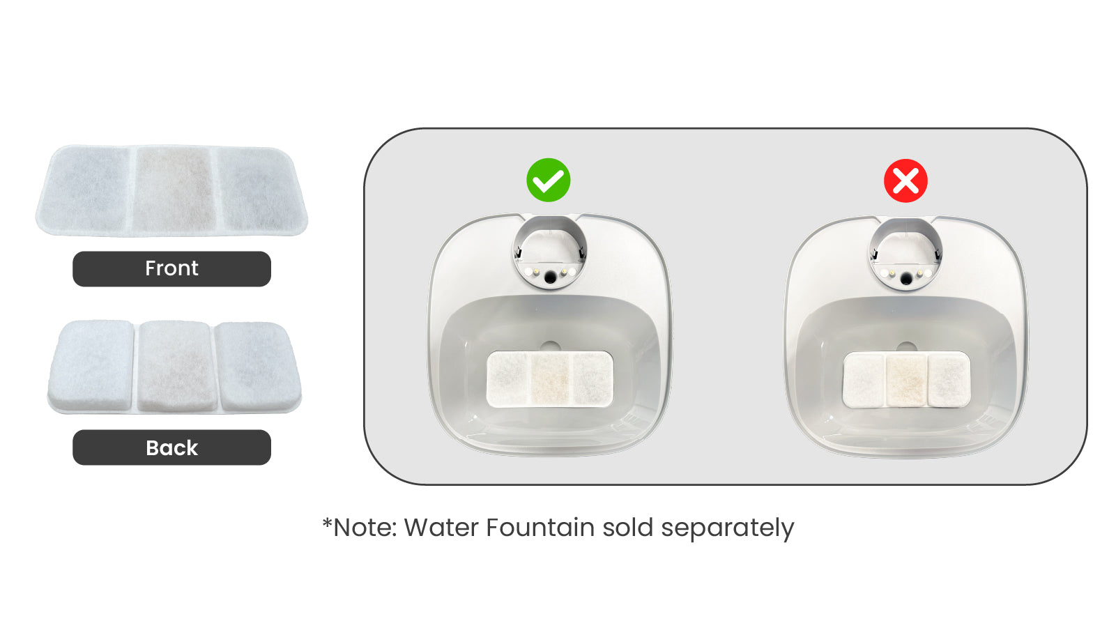 An application scenario or product detail of pet water fountain filters - Image 13