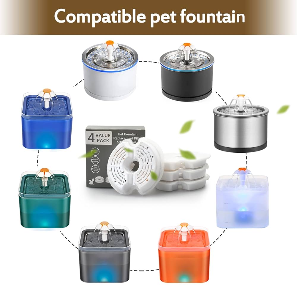 An application scenario or product detail of pet water fountain filters - Image 17
