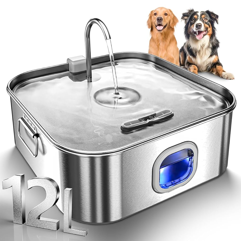 An application scenario or product detail of pet water fountain for dogs - Image 1