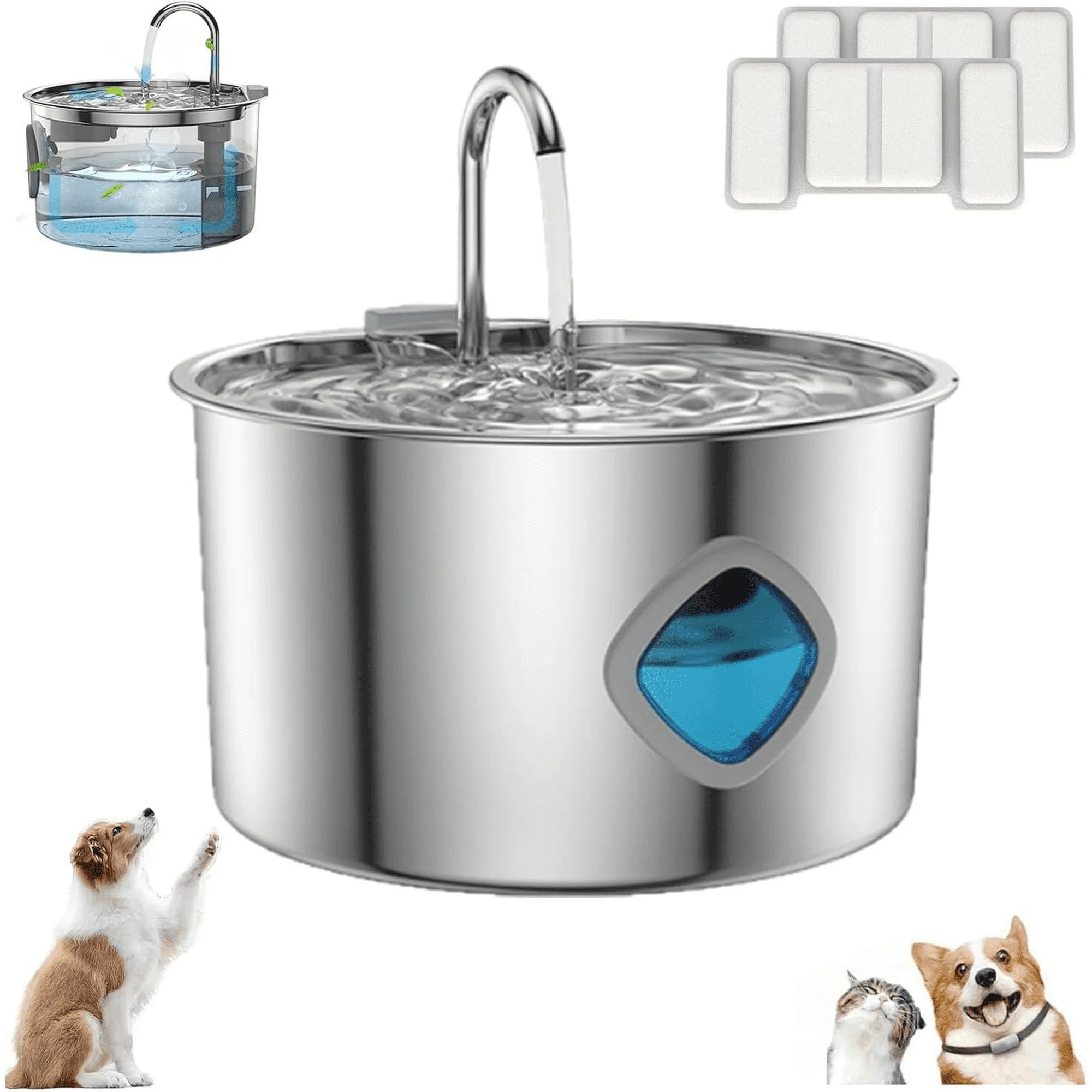 An application scenario or product detail of pet water fountain for dogs - Image 22