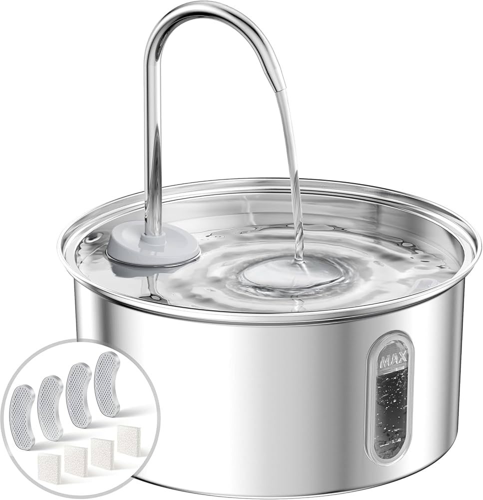 An application scenario or product detail of pet water fountain stainless steel - Image 16