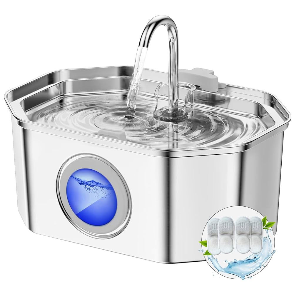 An application scenario or product detail of pet water fountain stainless steel - Image 22