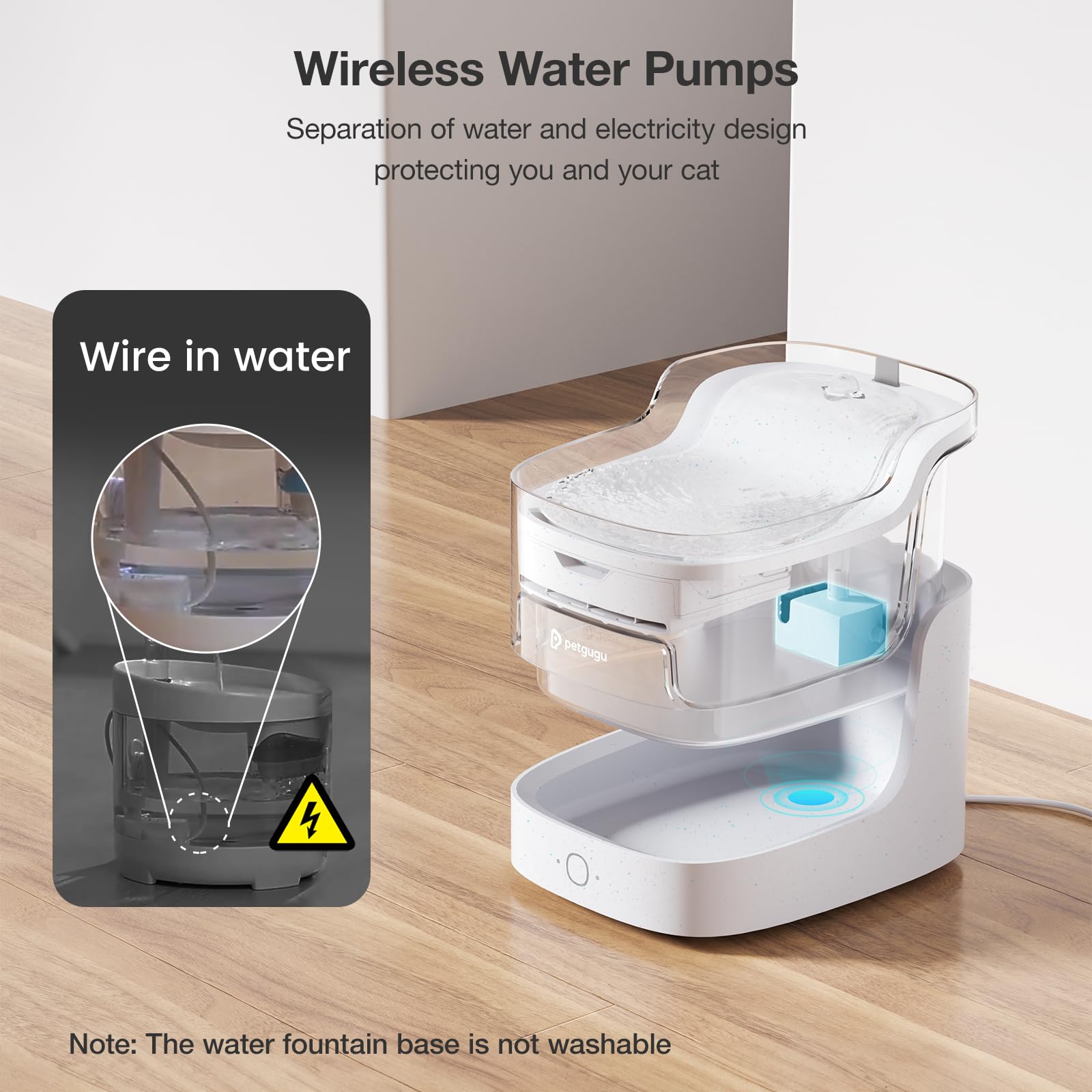 An application scenario or product detail of petgugu water fountain - Image 2