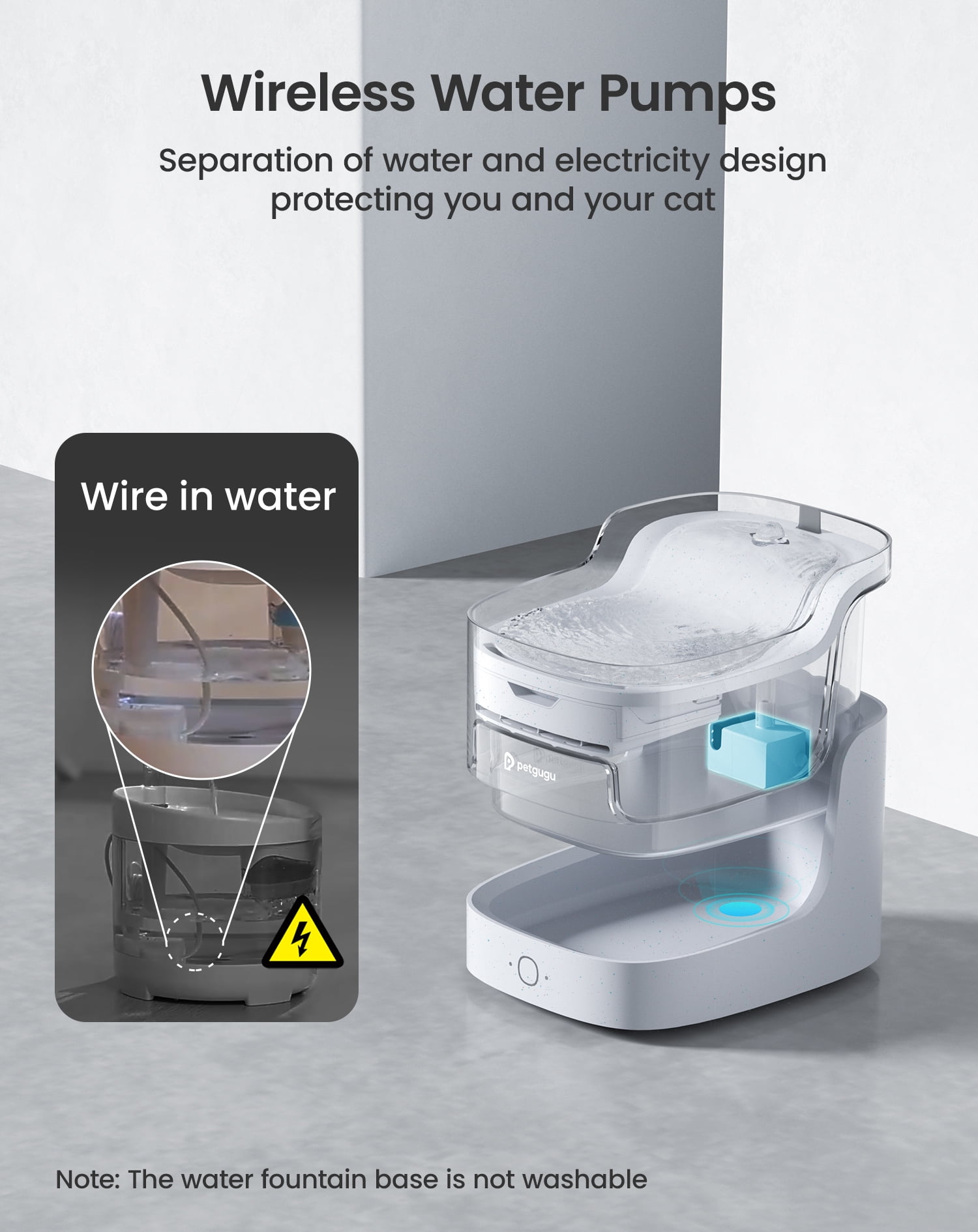 An application scenario or product detail of petgugu water fountain - Image 5