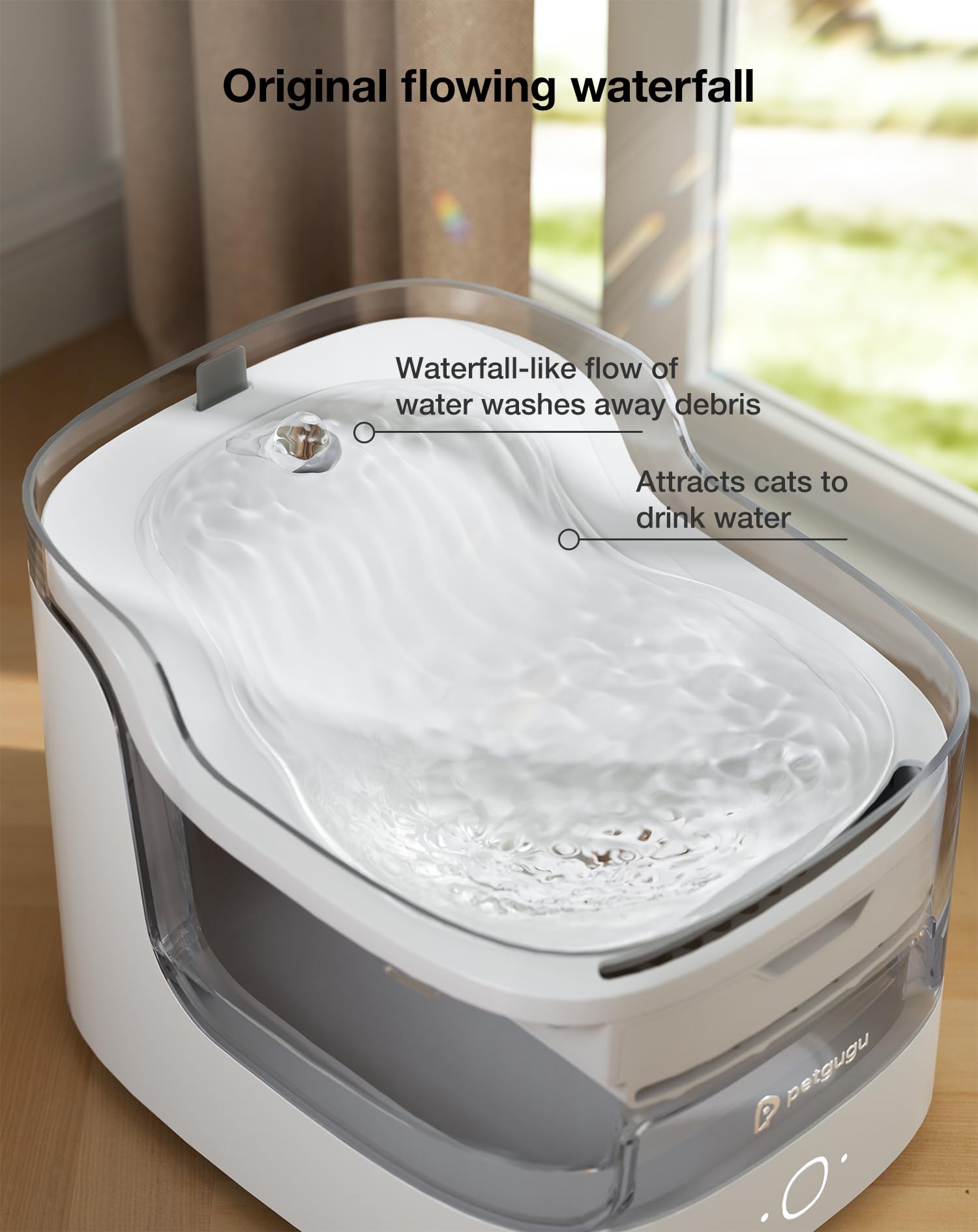 An application scenario or product detail of petgugu water fountain - Image 13