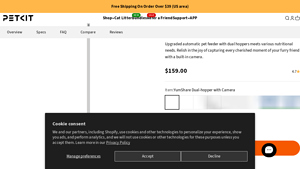 PETKIT - YUMSHARE DUAL-HOPPER SMART PET FEEDER