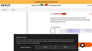 PETKIT - AirSalon Max 60L Automatic Pet Hair Drying Box