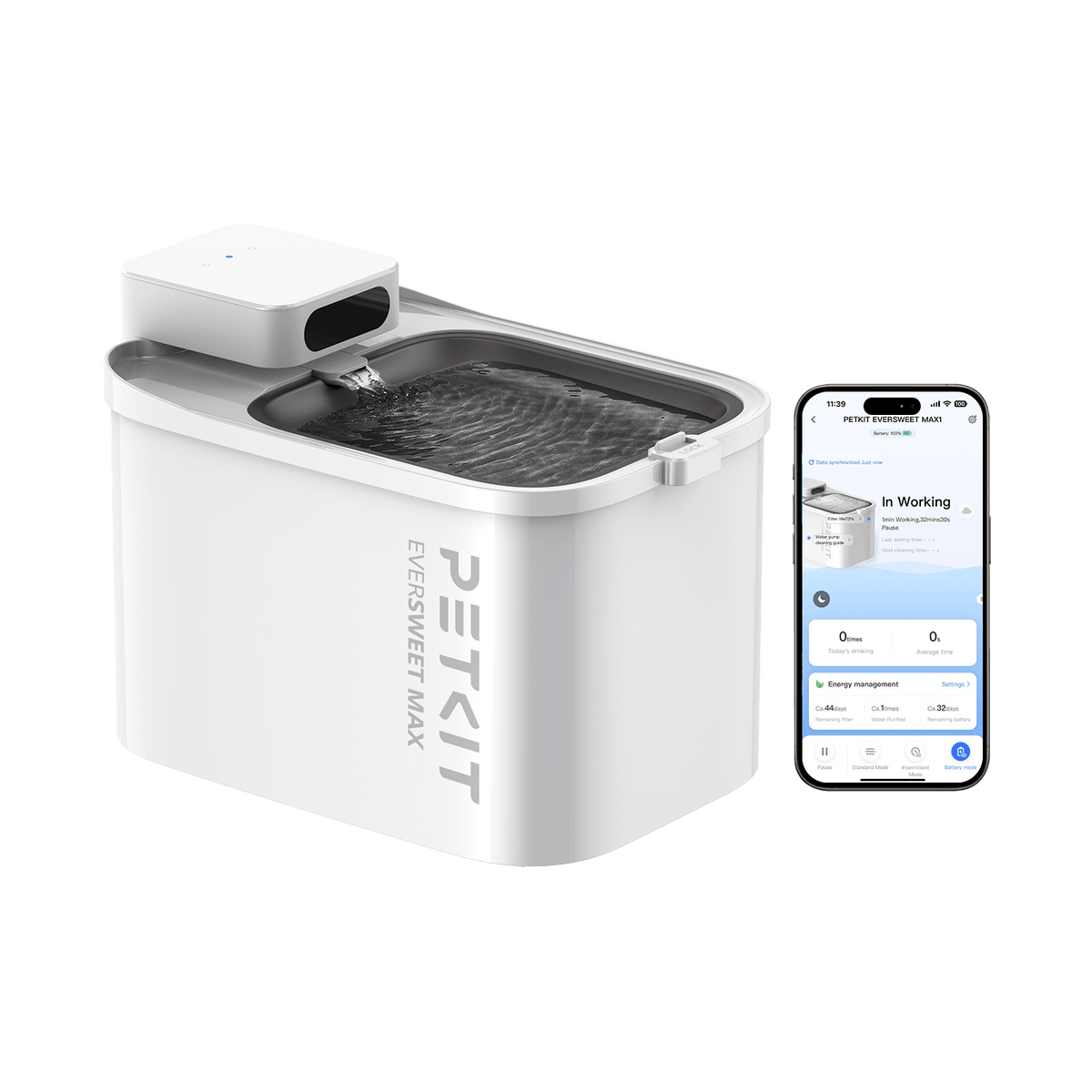 An application scenario or product detail of petkit eversweet fountain - Image 1