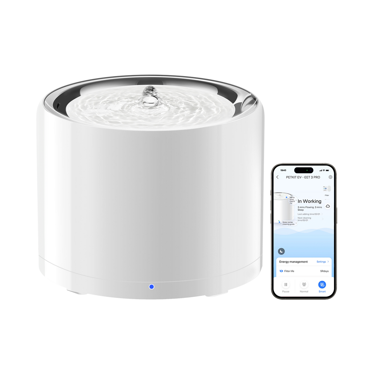 An application scenario or product detail of petkit eversweet water fountain - Image 4