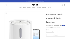 Petkit - Eversweet Solo 2 Automatic Water Fountain
