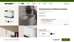 Petlibro - Dockstream Cordless Fountain