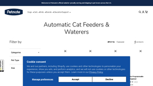 Petmate - Automatic Cat Feeders & Waterers
