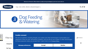 Petmate - Dog Feeding & Watering Supplies