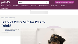 PetMD - Toilet Bowl Safety for Pets