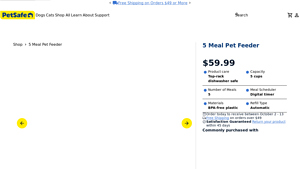 PetSafe® - 5 Meal Pet Feeder