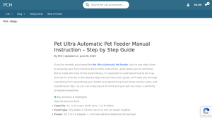 Pets Cat House - Automatic Pet Feeder